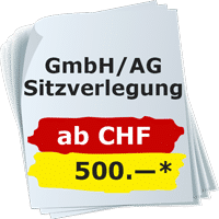GmbH / AG Sitzverlegung ab CHF 500